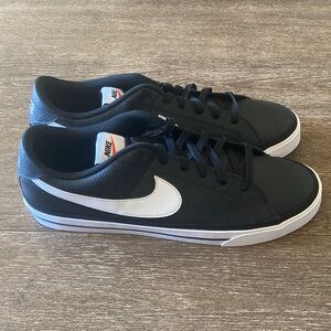 Nike Court Legacy Black and White Sneakers